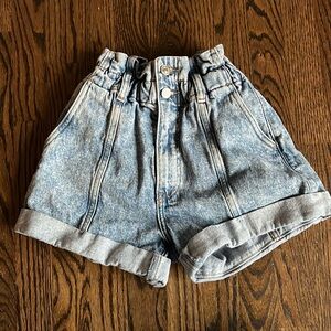 Abercrombie & Fitch The 80s Paperbag Short Ultra High Rise